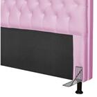 Cabeceira Paris Para Cama Box Solteiro Laminado Rosa