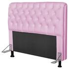 Cabeceira Paris Para Cama Box Solteiro Laminado Rosa