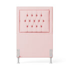 Cabeceira Pegasus 90 Premium / A-044 Couro Artificial Rosa Be