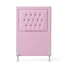 Cabeceira Pegasus 90 Premium / Z-021 Sued Rosa Bebê