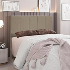 Cabeceira Perola Para Cama Box King 195 Cm Suede - D'rossi -