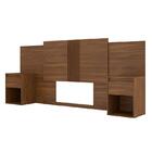 Cabeceira Petra Ripada Extensível Queen Ou King Flex - Demart