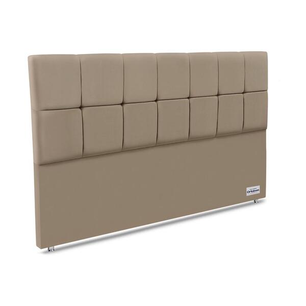 Cabeceira Piave Veluto Bege King (12x188x125) - Revestida Em