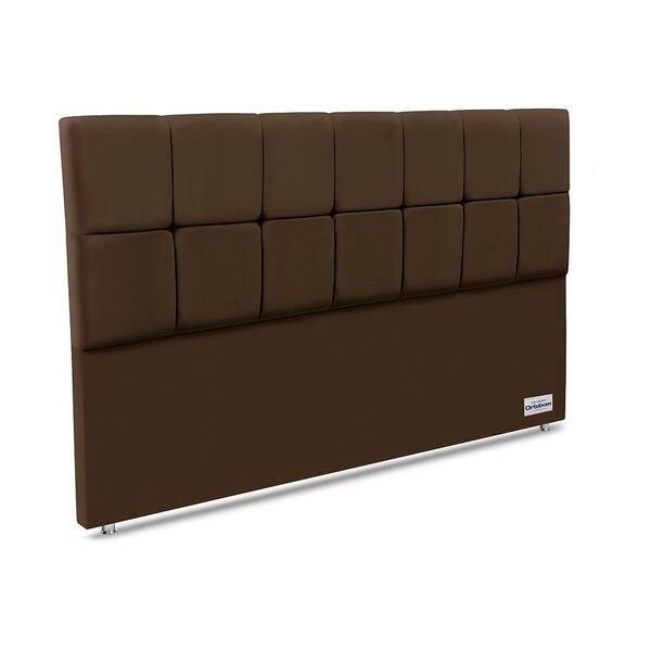 Cabeceira Piave Veluto Marrom King (12x188x125) - Revestida E