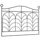 Cabeceira Pisa Solteiro Preta