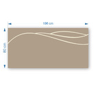 Cabeceira Plus King - Cor Fendi