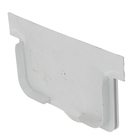 Cabeceira Pratiko 13x50cm com Descarga Polipropileno Cinza