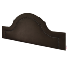 Cabeceira Provence Diamond Suede Liso Marrom King 195 X 60