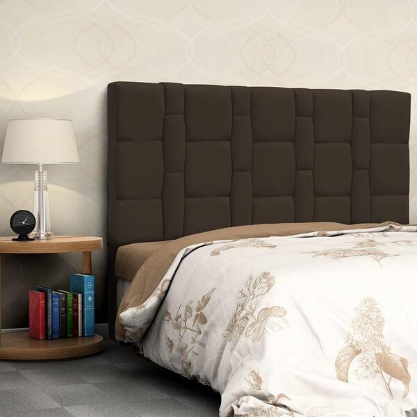 Cabeceira Quarto Casal 140cm Carlotta Corano Marrom