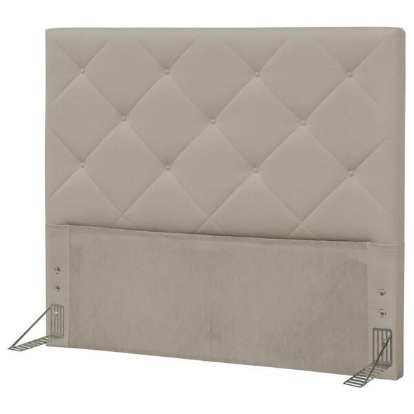 Cabeceira Quarto Casal Queen 160cm Oásis Corano Bege - D'mone
