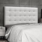 Cabeceira Quarto Solteiro 90cm Sonhare Corano Branco/botões P