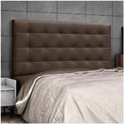 Cabeceira Quarto Solteiro 90cm Sonhare Corano Marrom - D'mone