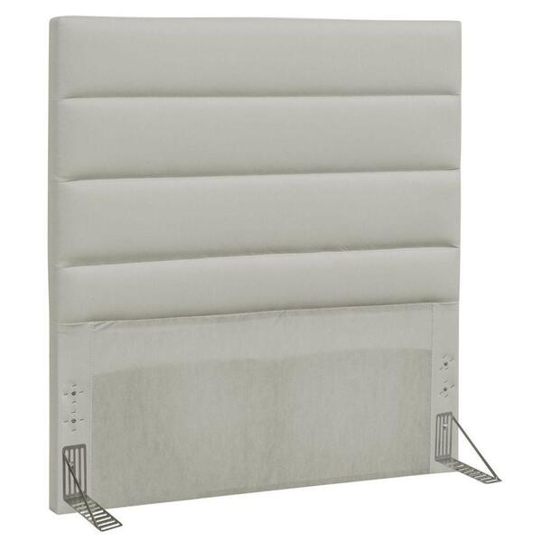 Cabeceira Quarto Solteiro Greta 90cm Corano Bege - D'monegatto
