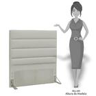 Cabeceira Quarto Solteiro Greta 90cm Corano Bege - D'monegatto