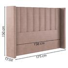 Cabeceira Queen 158 Cm Barcell Veludo Soon