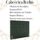 Cabeceira Queen 158 Cm Berlin Veludo Terracota Soon