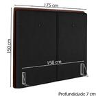 Cabeceira Queen 158 Cm Lizz Veludo Soon