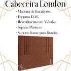 Cabeceira Queen 158 Cm London Veludo Soon