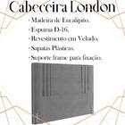 Cabeceira Queen 158 Cm London Veludo Soon