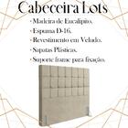 Cabeceira Queen 158 Cm Lots Veludo Soon