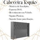 Cabeceira Queen 158 Cm Toquio Veludo Soon