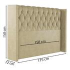 Cabeceira Queen 158 Cm Toquio Veludo Soon