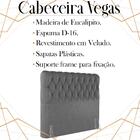 Cabeceira Queen 158 Cm Vegas Veludo Soon