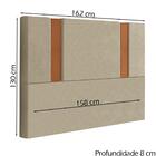 Cabeceira Queen 158 Cm Veron Veludo Soon