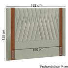 Cabeceira Queen 160 Cm Bella Linho Peer