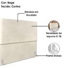 Cabeceira Queen 160 Cm Com Frame Luna Corino Artte