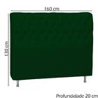 Cabeceira Queen 160 Cm Dumos Veludo Peer