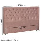 Cabeceira Queen 160 Cm Firezz Veludo Peer