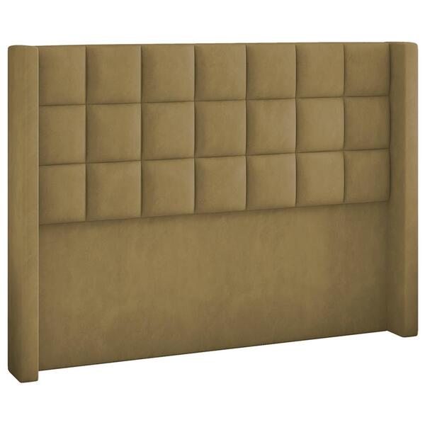 Cabeceira Queen 160 Cm Genov Veludo Peer