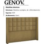 Cabeceira Queen 160 Cm Genov Veludo Peer