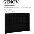 Cabeceira Queen 160 Cm Genov Veludo Peer