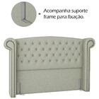 Cabeceira Queen 160 Cm Valenn Linho Peer