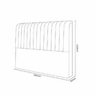 Cabeceira Queen 160cm Alexandria Camurça