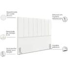 Cabeceira Queen 160cm Allia Suede Rm