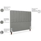 Cabeceira Queen 160cm Arlla Linho Rm