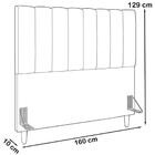 Cabeceira Queen 160cm Arlla Suede Rm