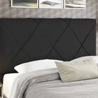 Cabeceira Queen 160cm Bud Viero Veludo Preto