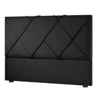 Cabeceira Queen 160cm Bud Viero Veludo Preto