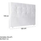 Cabeceira Queen 160cm Daiana Corano Branco Id Milani Store