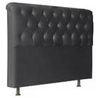 Cabeceira Queen 160cm Emilia Suede Preto Id Milani Store