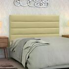 Cabeceira Queen 160cm Greta Suede Marfim Dmonegatto