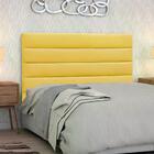 Cabeceira Queen 160cm Greta Suede Ouro Dmonegatto