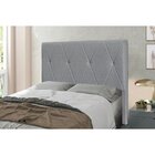Cabeceira Queen 160cm Linho Aquilla Cinza