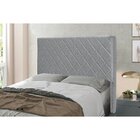 Cabeceira Queen 160cm Linho Esmeralda Cinza