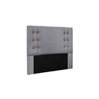 Cabeceira Queen 160cm Linho Gênova Cinza