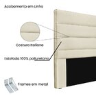 Cabeceira Queen 160cm Linho La Italiana Pérola